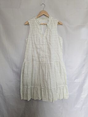 Hudson North | The Picnic Tiered Linen Dress | XL